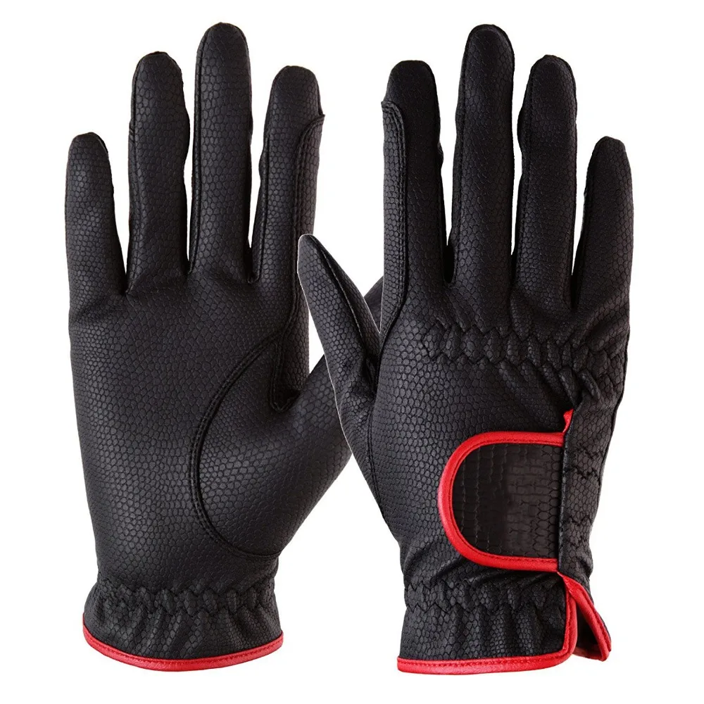 
Профессиональные перчатки для верховой езды/Индивидуальные перчатки для верховой езды из синтетической кожи для мужчин 