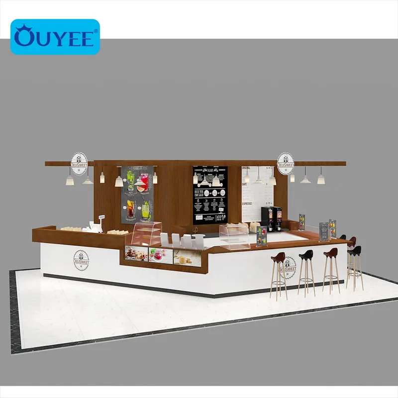 Индивидуальная мебель для кафе, современный киоск для торгового центра, кофейни, дизайнерские киоски для барной стойки, продажа кофейных киосков