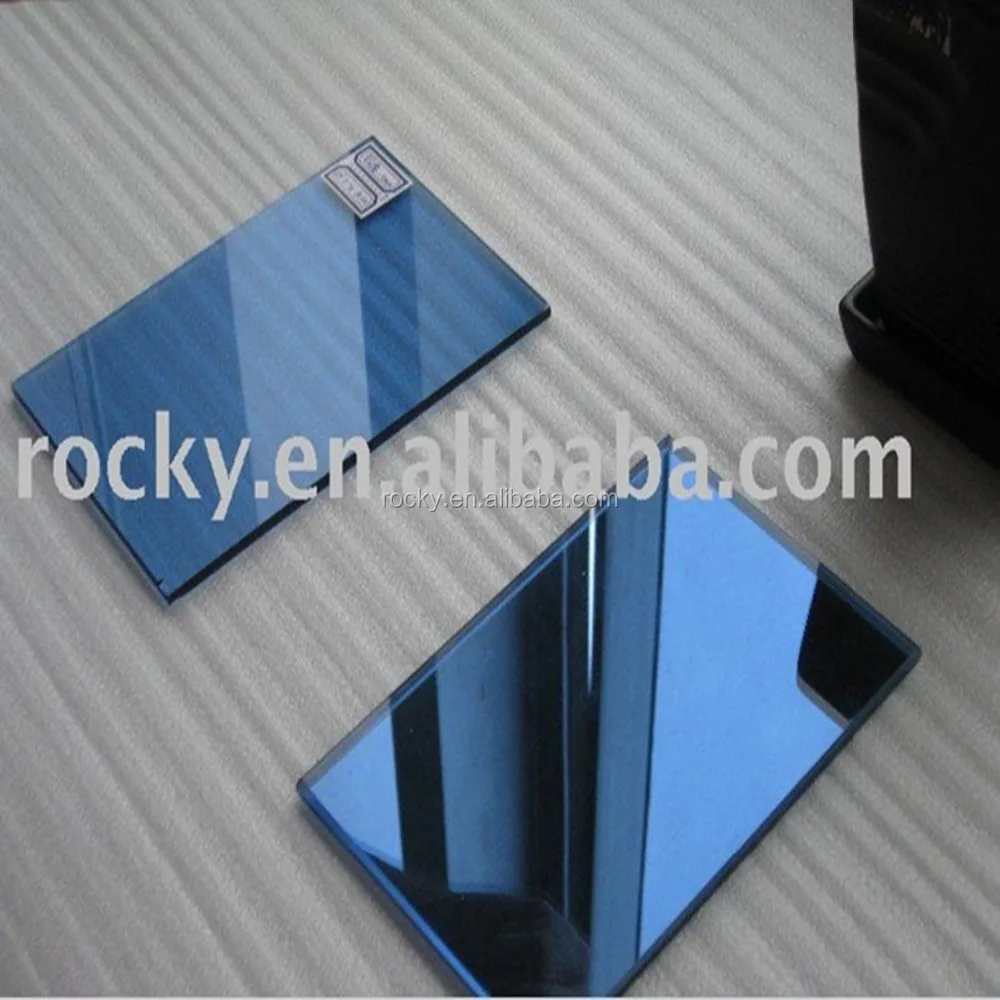 
Строительное стекло от производителя темно-синее отражающее стекло 6 мм с ISO & CE 