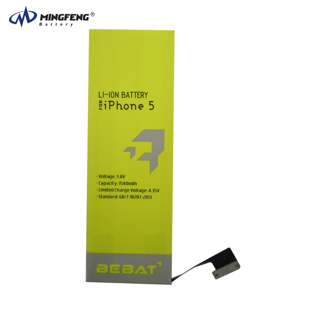 
Горячая Распродажа, Новое поступление, 1560 мАч, OEM, высококачественный аккумулятор iph5 для iPhone5 