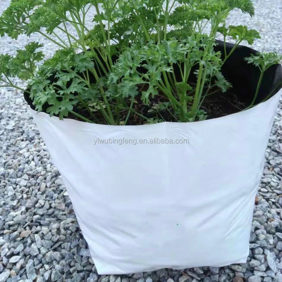 Полиэтиленовый черный квадратный пластиковый пакет для выращивания детских цветов и растений для гидропоники