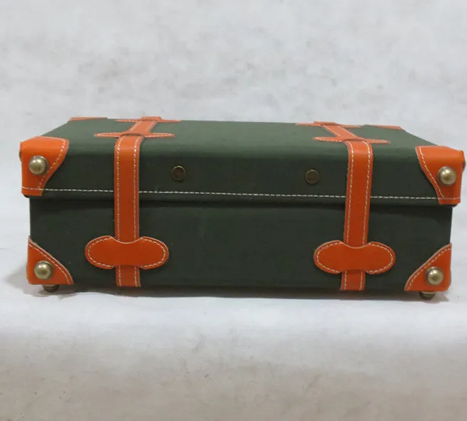 
Сделанный на заказ винтажный отпариватель багажник переносной декоративный чемодан 