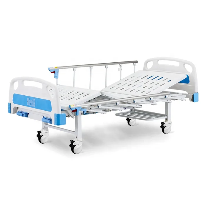 
Плоские больничные кровати, 2 функции, ручная 2 Больничная кровать с матрасом, хорошая цена для больницы 