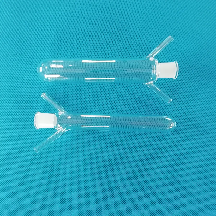 
 Различные спецификации на заказ, испытательная трубка из кварцевого стекла с плоским или круглым дном  