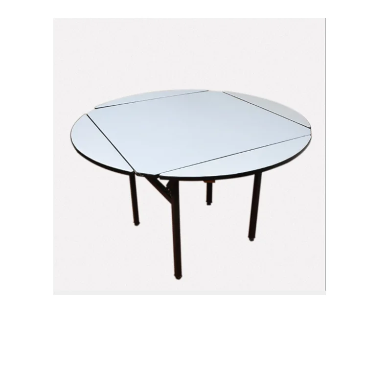 
 2017 г., Фошань, оптовая продажа, недорогие б/у банкетные столы, круглые складные столы для отеля  