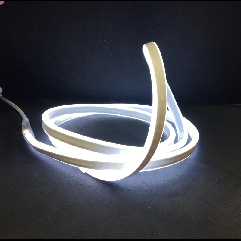 Светодиодная двухсторонняя подсветка гибкая лента неоновое освещение для праздничного украшения