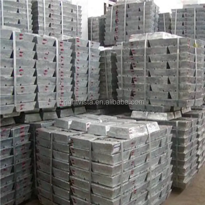 Китайские производители поставляют Высококачественный чистый слиток цинка 99 995 по разумной цене и с быстрой