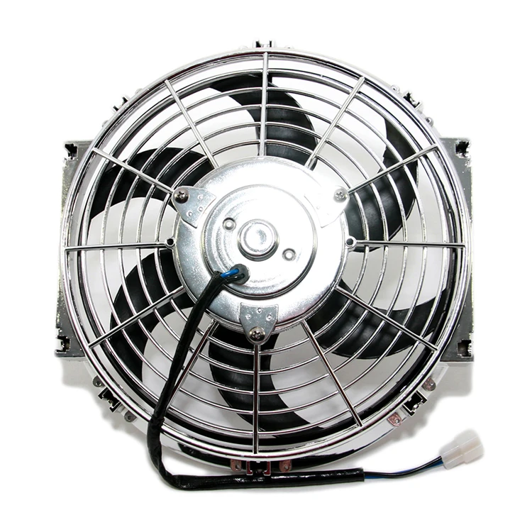 Алюминиевый вентилятор радиатора для электромобиля, 12 дюймов