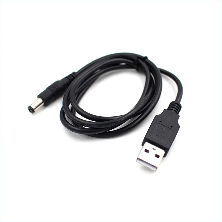
 USB 2,0 Тип A штекер до 5,5 мм x 2,5 мм штекер питания постоянного тока Штекер кабель  