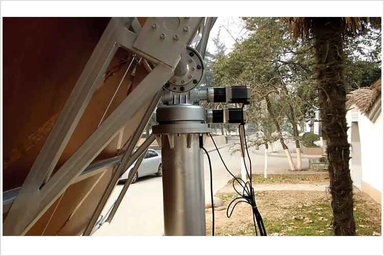 Dual-axis Solar Tracker Uses 24V Motor To Rotate To Drive Solar Tracker ...