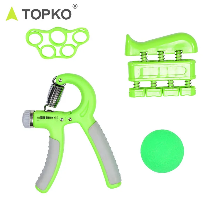 
Фирменная торговая марка TOPKO для тренажерного зала, тренировок в помещении, набор для фитнеса, упражнения на палец, ручка, мяч для рук 