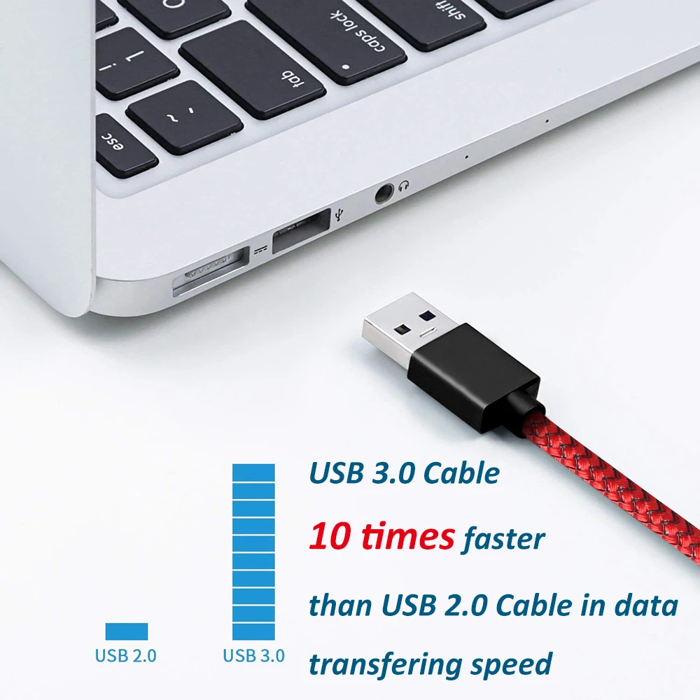 
 1 м 3а Быстрый 5G передачи данных Плетеный быстрый тип c usb c зарядный кабель 3,0 для Samsung  