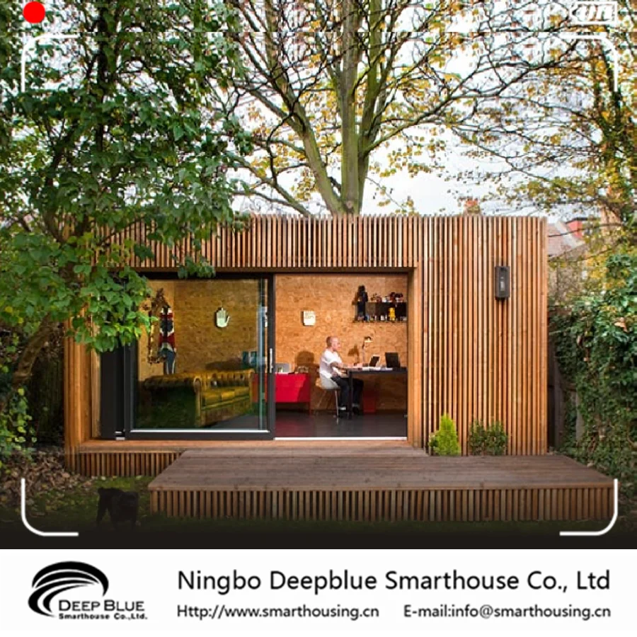 
Deepblue умный дом стандарта австралии, красивый дешевый сборный легкий стальной конструктор, деревянный дизайн, сад, офисные здания, дом 