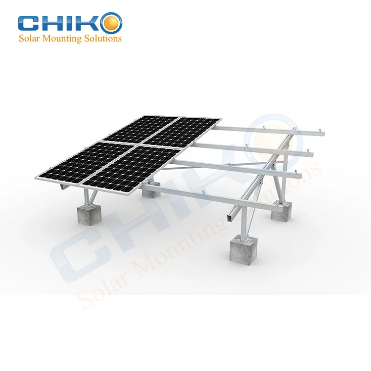 
 Алюминиевый Солнечный Монтажный наземный pv модуль поддержка стеллажа/конструкции  