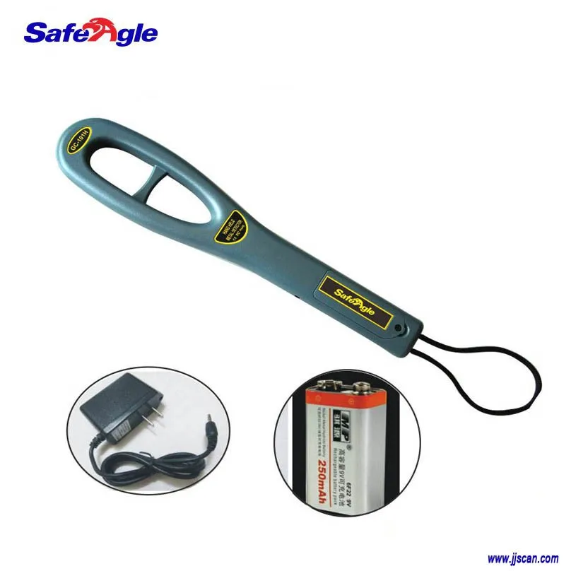 
Портативный сканер Safeagle GC101H для оружия безопасности, портативный мини-детектор игл для металла с зарядным устройством 