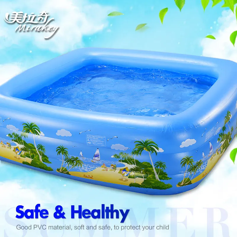 
 Mirakey плавательный бассейн надувной бассейн с каркасом из труб комплект пластиковая Пляжная для водные развлечения 220X220CM Mirakey-002  