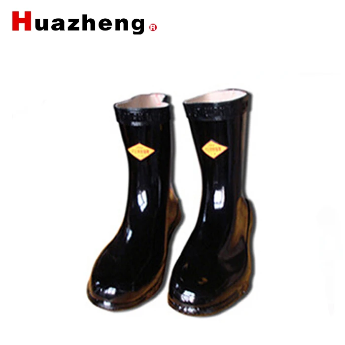 Электрические Изоляционные сапоги Huazheng 10 кВ из натурального длинного каучука изоляционные