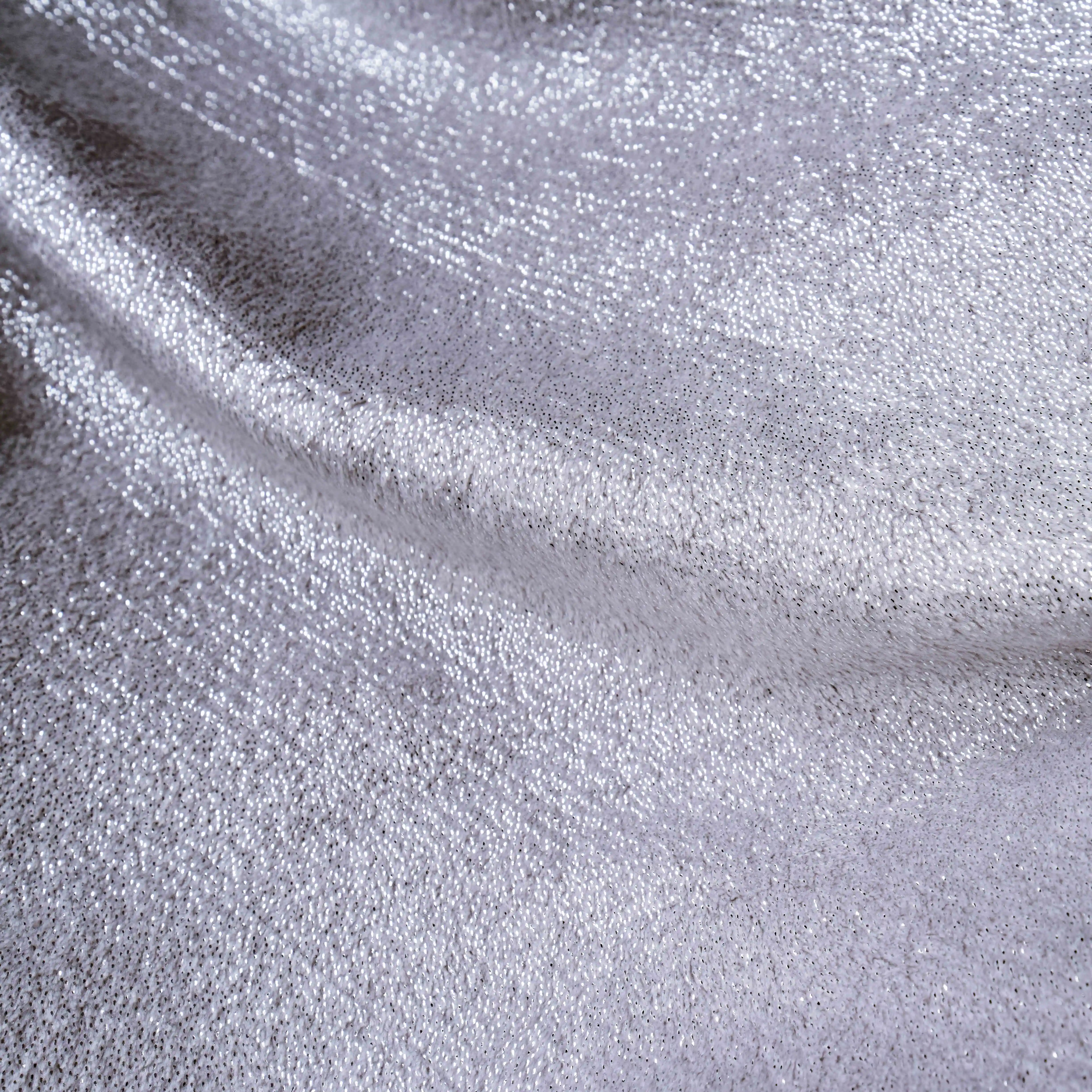 Блестящая Коралловая флисовая ткань, блестящая Коралловая флисовая ткань, флисовая ткань с фольгированным принтом