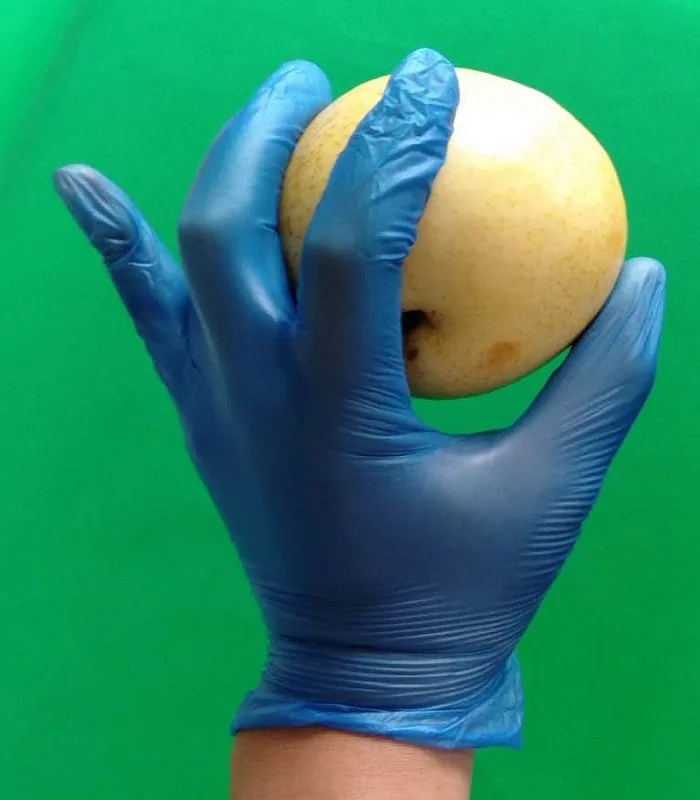 blue vinyl glove 5