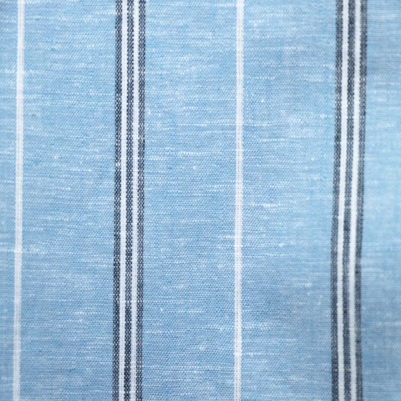 Пряжа окрашенная льняная хлопчатобумажная ткань полосы