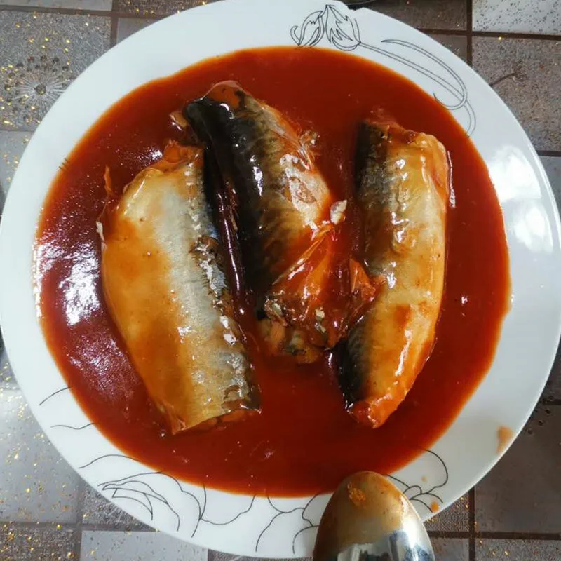 
Поставка китайской консервированной скумбрии, рыбы/тунца/скумбрии, томатный соус 