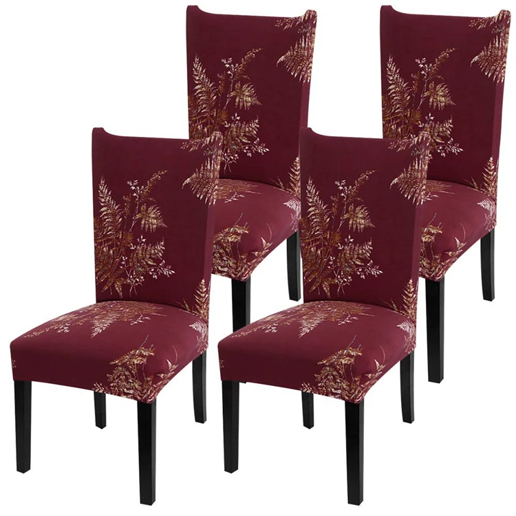 Универсальный чехол на стул из спандекса, чехол на стул с различными узорами для свадебного банкета
