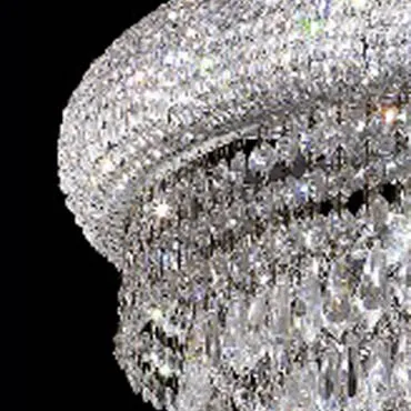 
Роскошная Современная круглая хрустальная люстра Подвесная потолочная лампа с утопленными креплениями 