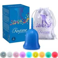 Premium Lady Free Sample Lady Silicone Reusable Organic Medical Menstrual Cup