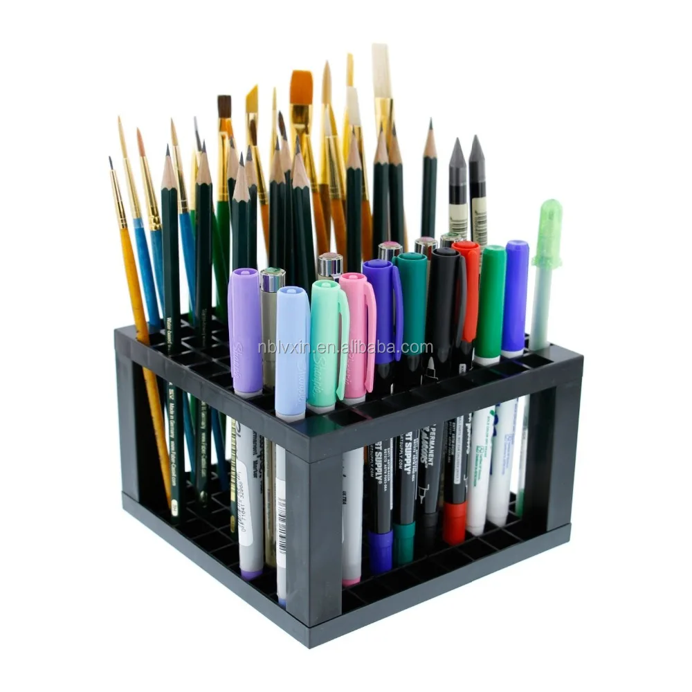 Лидер продаж Amazon, держатель для карандашей на 96 отверстий, настольная подставка для кистей и ручек, идеальный держатель-Органайзер