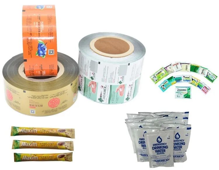 
 Пищевая пластиковая упаковка, алюминиевая фольга с покрытием, ламинированный Ламинирующий упаковочный пакет для бумаги, упаковочный рулон, пленочный материал для саше  