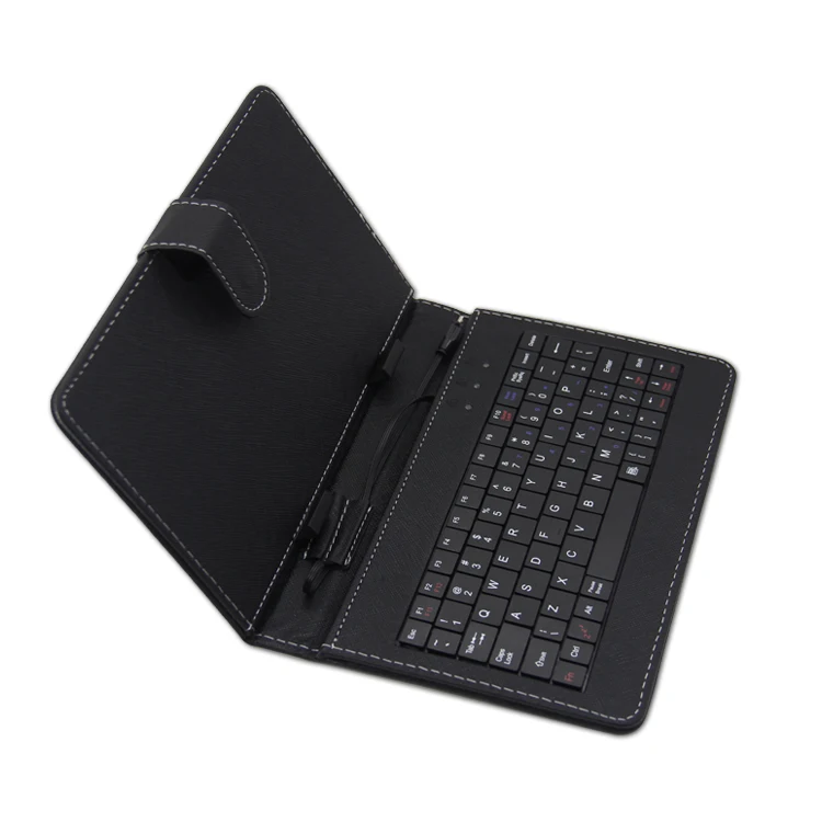 
Оптовая продажа, портативный Проводной чехол из искусственной кожи для планшета 7 дюймов с клавиатурой usb 