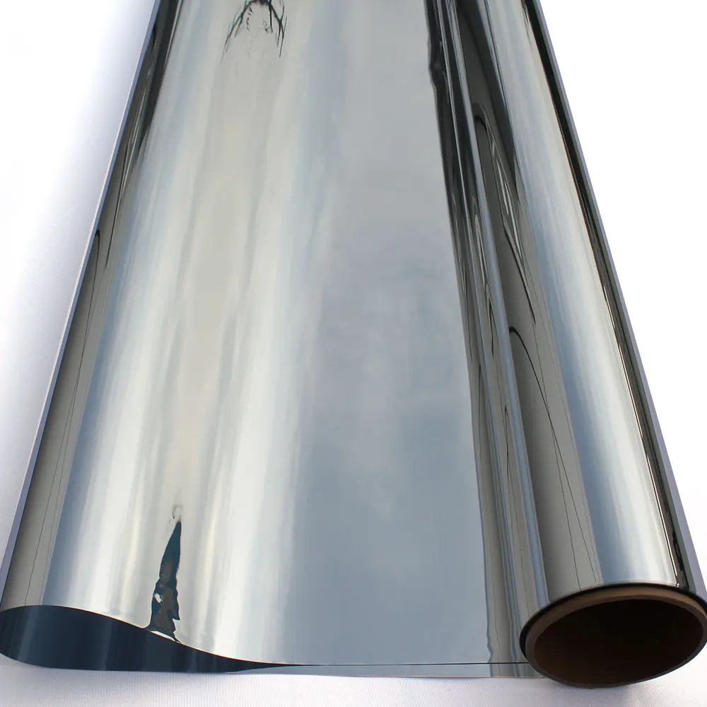Зеркальная отражающая односторонняя архитектурная Тонировочная пленка для окон на солнечных батареях