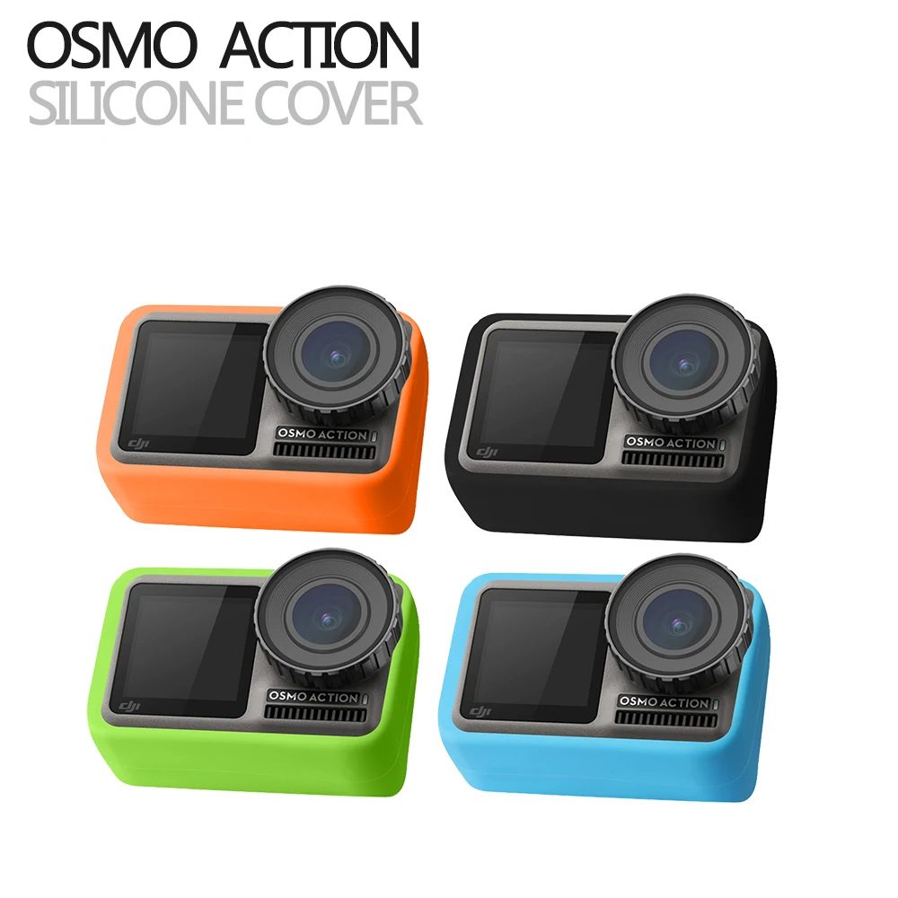 
2019 DJI новые продукты Мягкий силиконовый чехол для Osmo экшн и крышка объектива чехол для DJI Osmo аксессуары для спортивной камеры 