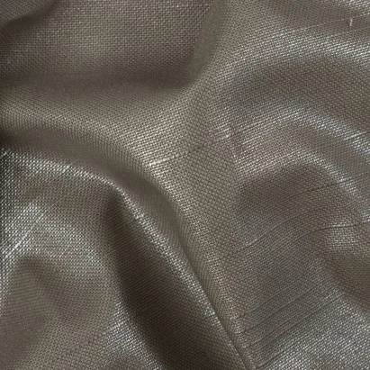 
Смешанная льняная драпировочная ткань цвета металлик серебро/ртуть 