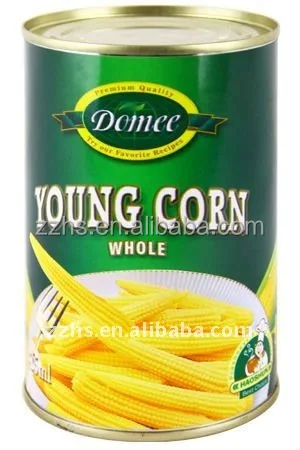 
Консервированные Детские Кукурузы, полностью свежие материалы, молодая кукуруза 