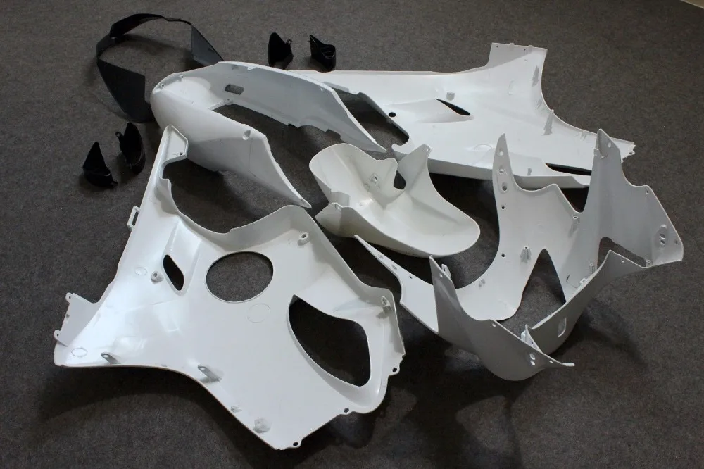 
 Неокрашенный Белый корпус из АБС-пластика, комплект обтекателей для HONDA CBR600 F4 1999 2000  