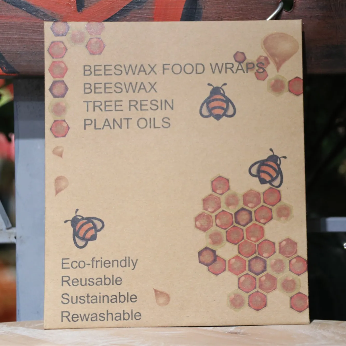 
 Amazon самый продаваемый устойчивый биоразлагаемый многоразовый натуральный органический хлопчатобумажный материал пчелиный воск пищевые обертывания для ланча сэндвичей  
