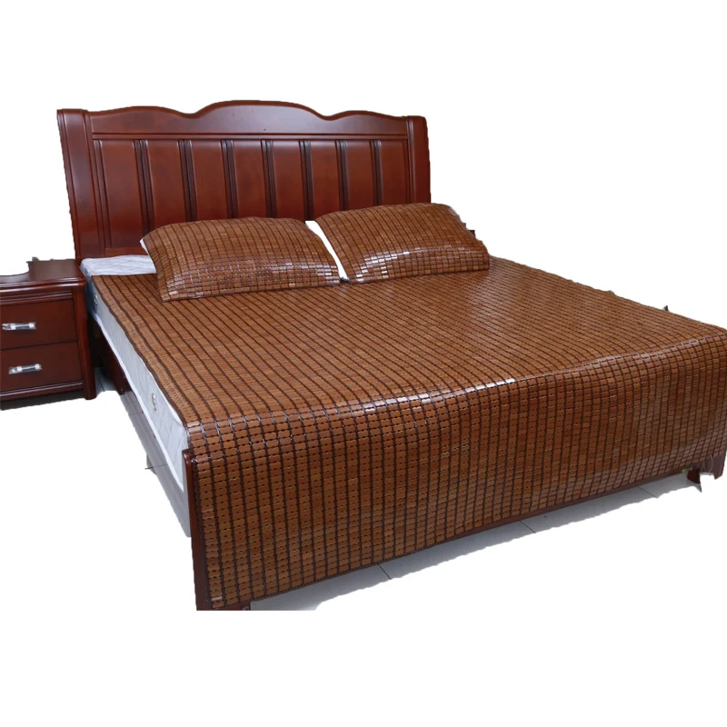 Китайский Бамбуковый Коврик для кровати высокого качества для лета
