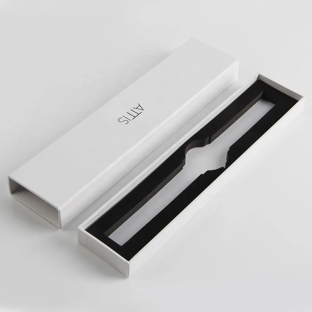 
Пользовательский логотип белый ящик стильный бумажный ремешок для часов коробка 