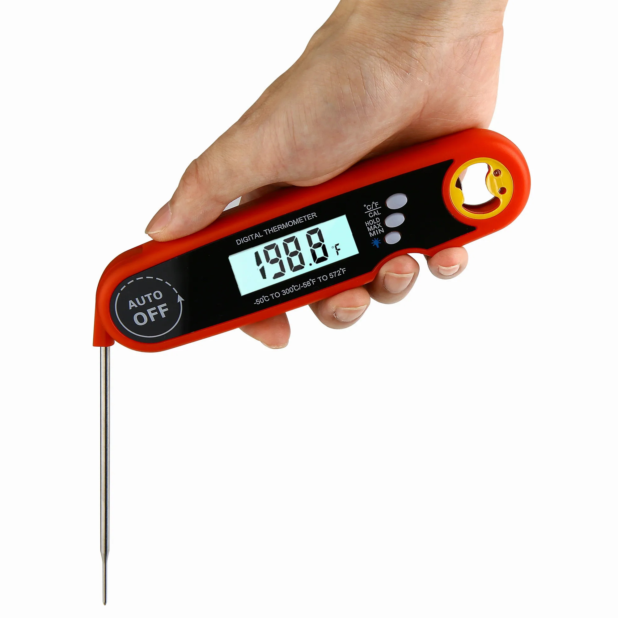 
 Цифровой термометр мгновенного считывания мяса водонепроницаемый  