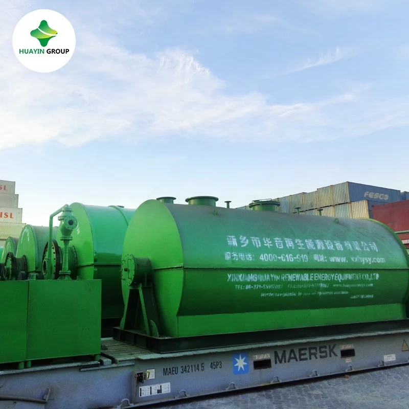 
Небольшие отходные шины и пластик для биодизельного оборудования Huayin 