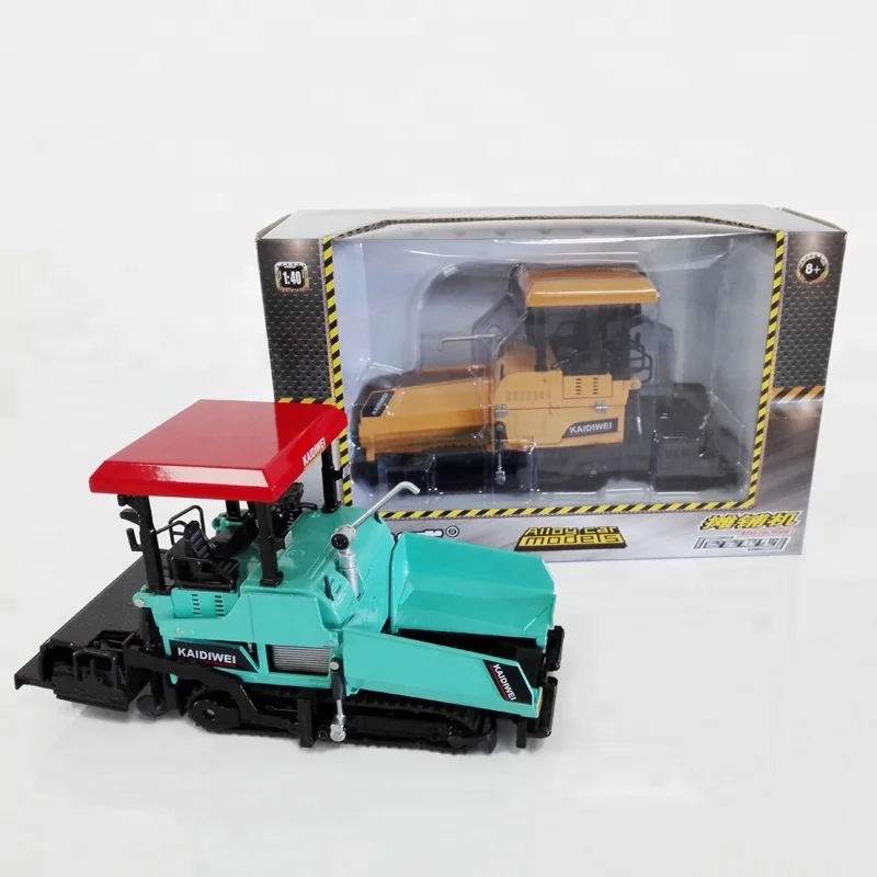 
 Литый под давлением сплав 1:40 мини-асфальтоукладчик строительный грузовик Модель автомобиля игрушки  