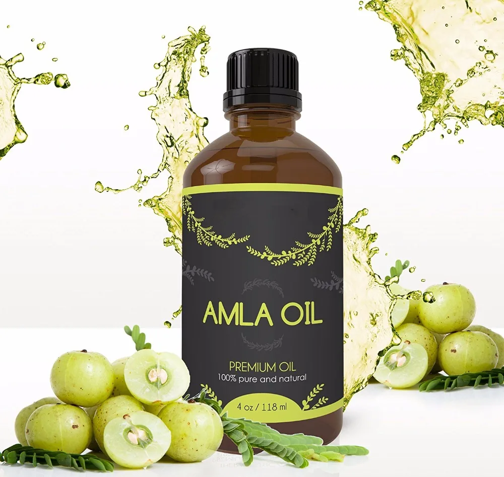 Private Label Oil Hair Treatment 100% Pure Unrefined Indian Amla Hair Growth oil