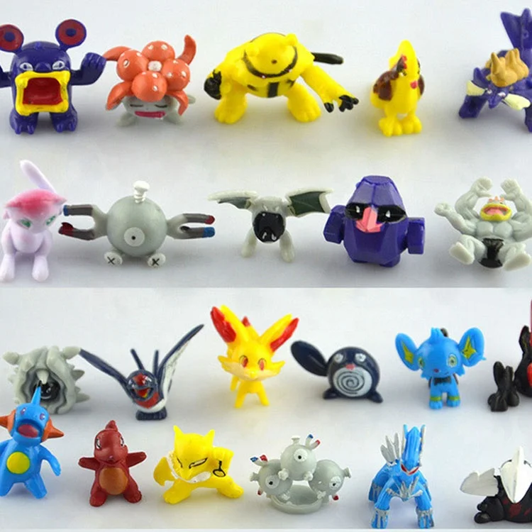 
144 маленькие ПВХ Фигурки покемонов, игрушки для детей 