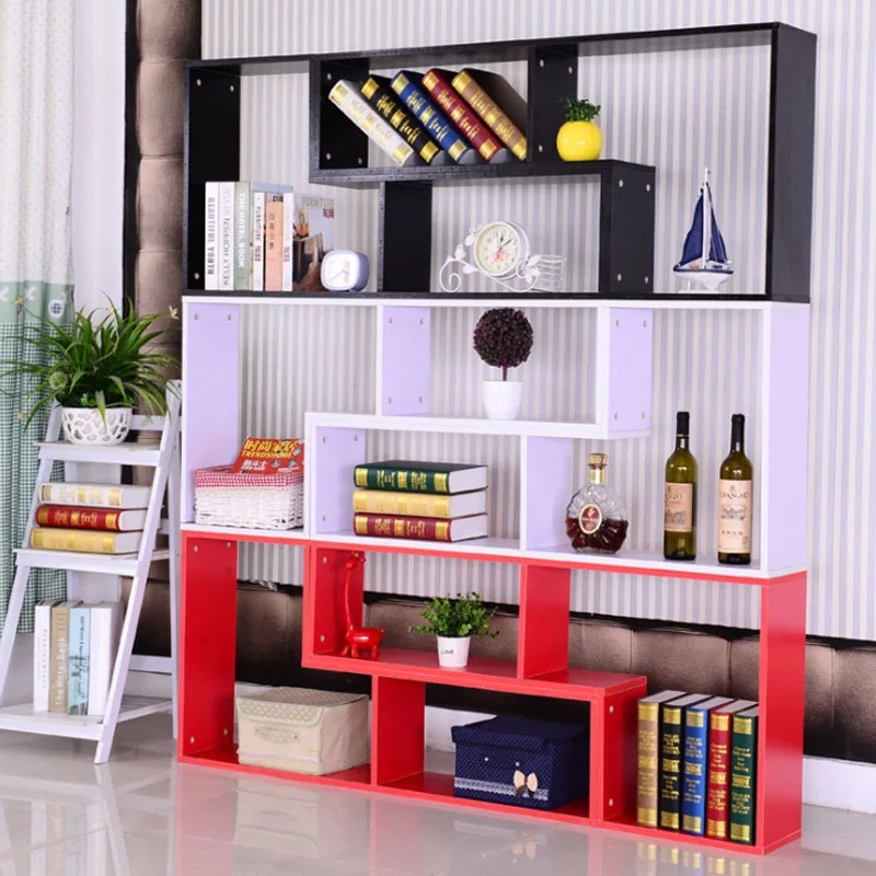 Белый деревянный кубический книжный шкаф для дома и офиса, сделано в Китае