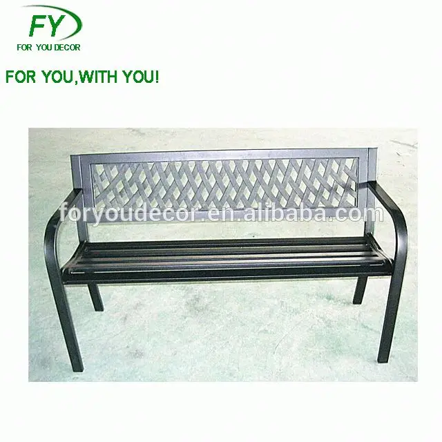 
GF-1001 Всесезонная стальная мебель для бистро, стул и скамья для украшения сада 