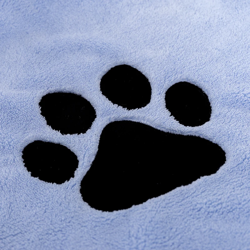 Банное полотенце из микрофибры для собак, банный халат, полотенце для чистки щенков