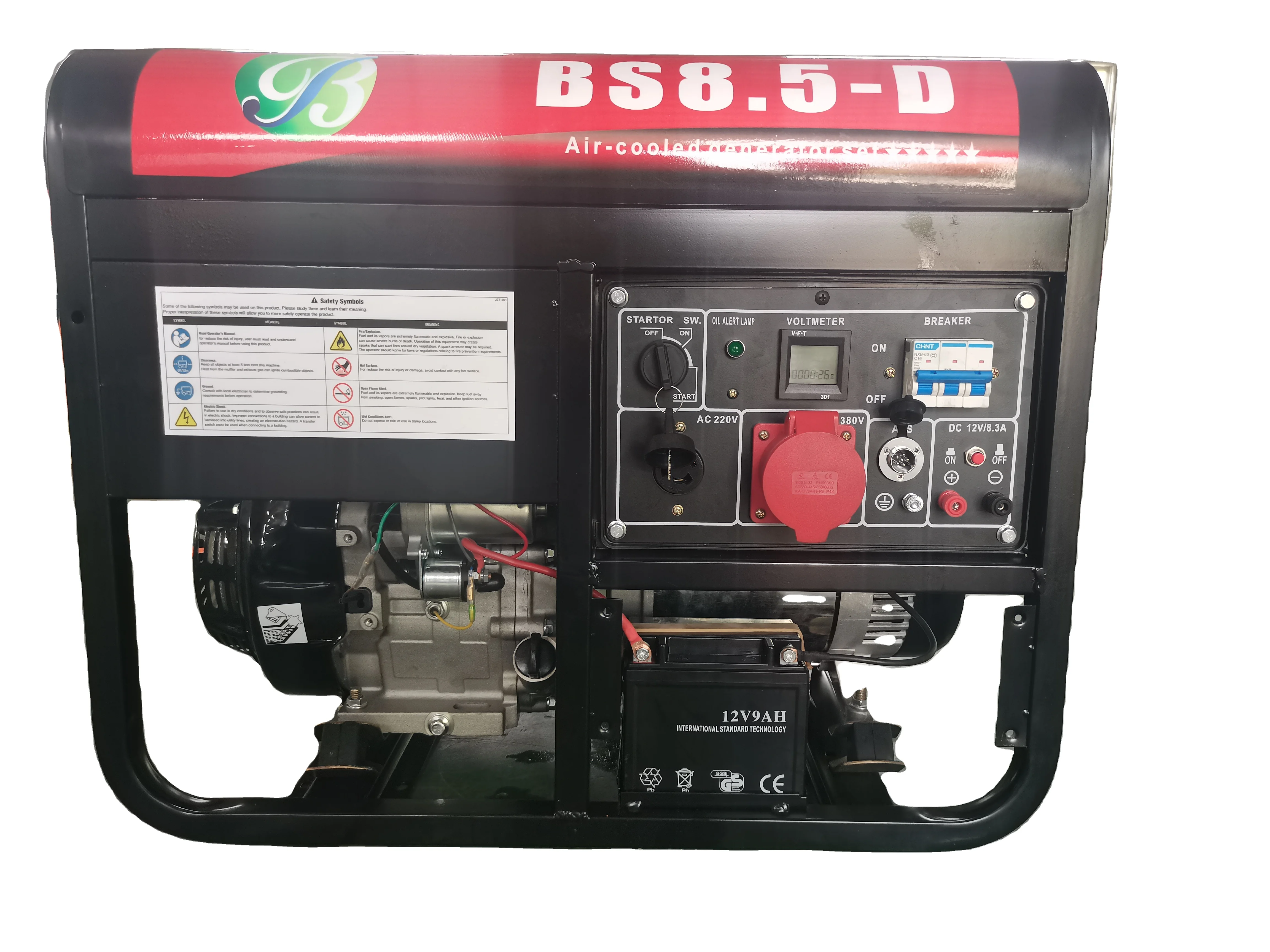 3KW 5KW Petrol Gasoline LPG Generator Dynamo Dual Fuel Operated Electric Generators_4