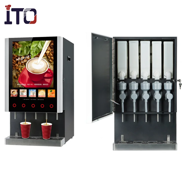 Коммерческая полностью автоматическая кофеварка для монет, эспрессо, кофемашины для отеля