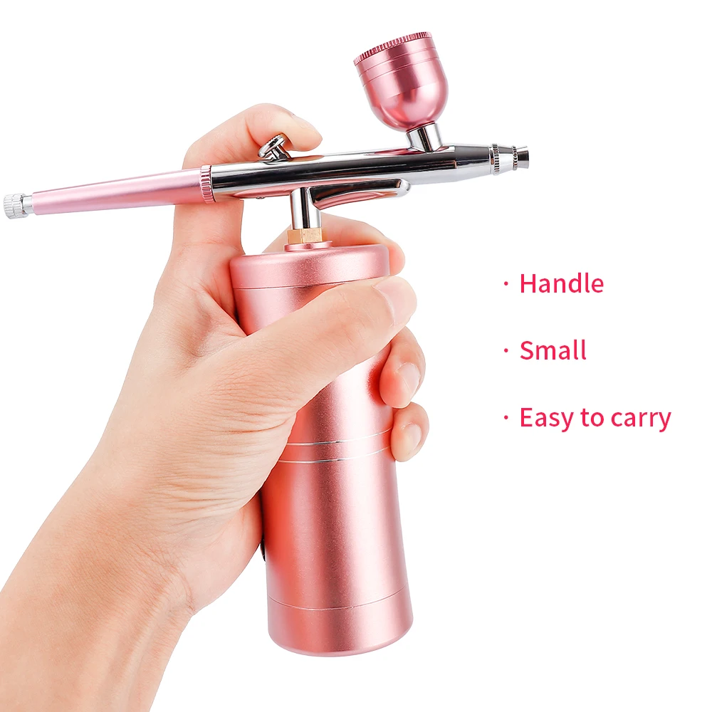 Sungpo Hot Sale Pistol Spray Foundation Portable Mini Cordless Airbrush Gun Machine Kit Makeup Compressor Airbrush